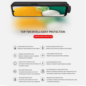 Estuche de batería portátil inteligente para <span class=keywords><strong>Samsung</strong></span> <span class=keywords><strong>A13</strong></span> 5000mAh Power Bank con función de carga inalámbrica - Product Image 4