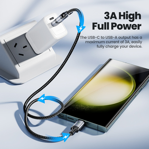 Toocki 2 in <span class=keywords><strong>1</strong></span> <span class=keywords><strong>c</strong></span> tipo cavo di ricarica rapida 3A Usb-<span class=keywords><strong>c</strong></span> e Usb a Usb <span class=keywords><strong>c</strong></span> intrecciato cavo di ricarica Pd 60w cavo dati per Laptop - Product Image 5