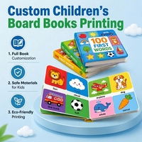 Usine d'impression de livres cartonnés pour enfants sur mesure, fabricant OEM de livres éducatifs pour bébés