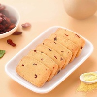 Teh Matcha Rasa Khusus Cranberry Grosir Multi Rasa Camilan Lezat untuk Kantor 110g Kue Kering Cranberry Butter Cookies dan Kue Kering