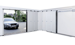 현대 디자인 자동 차고 문 공장 가격 열효율 유리 표면에 대한 절연 원격 제어 자동화 - Product Image 2