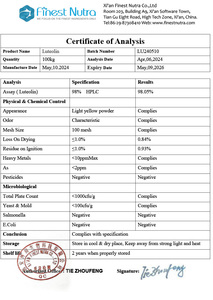 אספקת מפעל במחיר נמוך תמצית לוטולין תמצית סופורה יפוניקה בדרגת מזון - Product Image 5