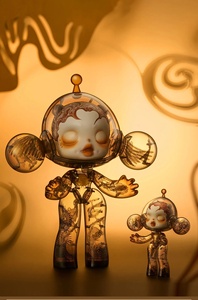 POPMART MEGA SKULLPANDA 400% Wu Jianan Heaven Nine Levels, <span class=keywords><strong>Figuras</strong></span> de Acción de PVC, Muñecos a Escala 1/12, Cajas Misteriosas Coleccionables para el Hogar - Product Image 5