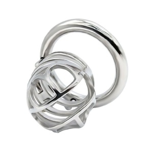 Jaula para Pene Grande con Descuento de Fábrica FRRK, Dispositivo de Castidad Masculina de Metal, Juguete Sexual BDSM, Juguete Sexual Transpirable para Adultos - Product Image 5