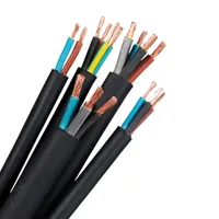 Cable Flexible de Cobre de 3 Hilos, Aislamiento de PVC, Clase 5, Conductor Trenzado, Cableado Multiconductor, Certificado CE CCC, Venta al por Mayor de Fábrica