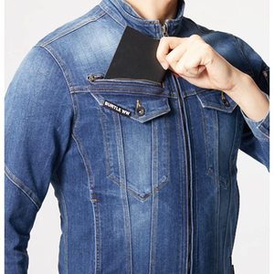 Chaqueta Vaquera Azul Marino para Hombre Burtle 3L 5001-3-3L, Abrigo Resistente al Agua con Diseño Elegante, 3.0 Estrellas - Product Image 4