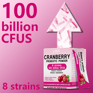 OEM <span class=keywords><strong>Vaginal</strong></span> Probiotic Yoni Flora & PH Balance Pulver Beseitigen Sie Geruch 100 Milliarden CFU Cranberry Probiotika für Frauen - Product Image 2