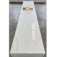 Plaques de surface solide en marbre artificiel Krion Hanex de couleur veineuse