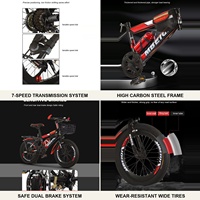 Vélo Enfant 18 20 22 24 Pouces, Cadre en Acier Carbone, Vélo de Montagne pour Filles, Vitesse Variable