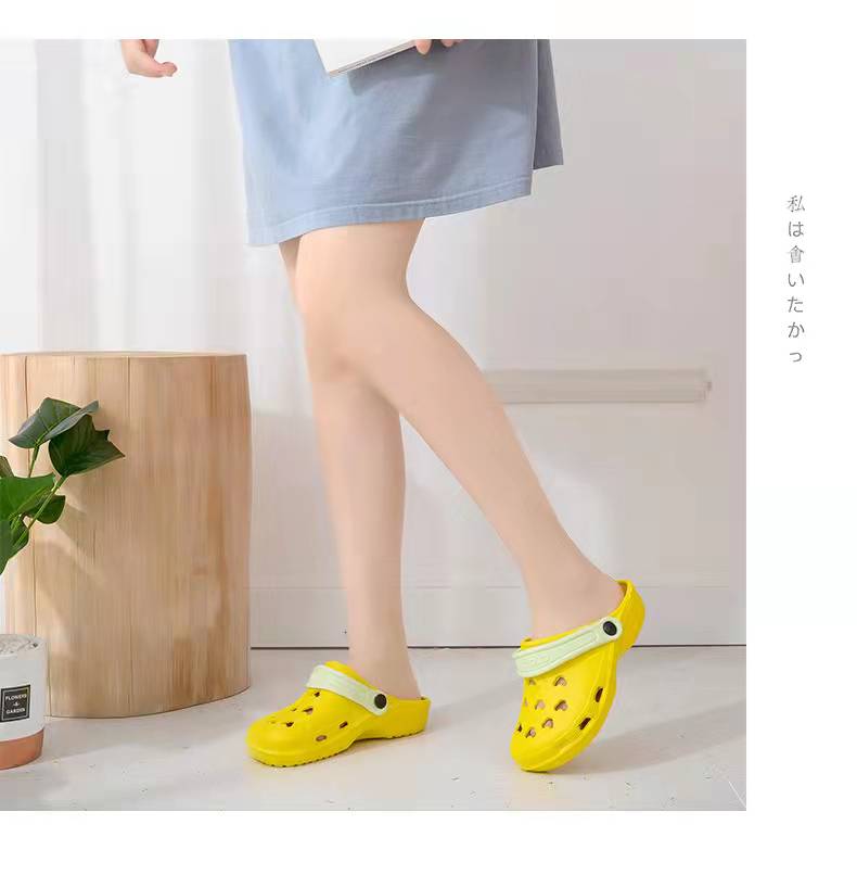 Summer Beach Breathable Flip Flop EVA Upper Slippers Shoes Unisex Clogs Hole Sandals