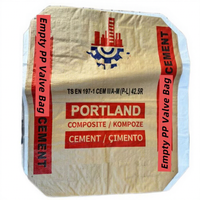 Sacs en polypropylène durables personnalisés vides 25 42,5 50 kg Sac de ciment Portland Sac de conditionnement Prix ​​bas
