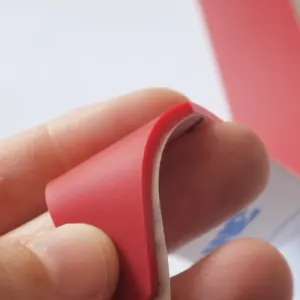 2毫米厚度70毫米直径自粘硅防滑垫红色硅橡胶脚厚硅橡胶贴纸