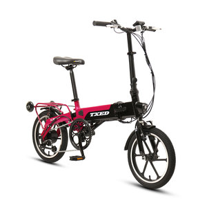 TXED 16 "x1.75 Ebike <span class=keywords><strong>Petit</strong></span> Ebike Pliable Roue Intégrée La <span class=keywords><strong>Plus</strong></span> Petite Commodité Légère 36V 250W 7.8Ah Vélo <span class=keywords><strong>Pliant</strong></span> Électrique - Product Image 2