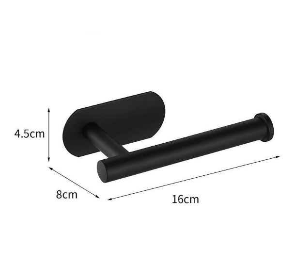 Porte-papier toilette noir