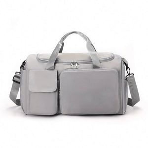 Sac de voyage/yoga en nylon imperméable, léger, grande capacité, couleur unie, haute qualité, durable, fabriqué en usine BSCI, tendance 2023. - Product Image 4