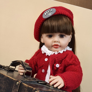 <span class=keywords><strong>Bambole</strong></span> in Silicone <span class=keywords><strong>bambole</strong></span> parlanti per ragazze 55cm realistiche <span class=keywords><strong>bambole</strong></span> per neonati con accessori - Product Image 4