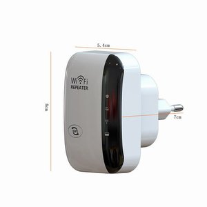 เครื่องขยายสัญญาณไวไฟ 2.4G 300Mbps ตัวขยายสัญญาณไร้สายพร้อมพอร์ต LAN อะแดปเตอร์ WPS สำหรับบ้านและสำนักงาน - Product Image 3