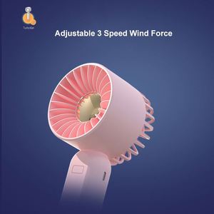 USB Rechargeable Desktop <b>Table</b> Ventilador Portatil Stand Air Cooling Foldable Electric Small Handheld Portable Fans <b>Mini</b> - Product Image 4