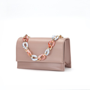 bolso de mensajero con cadena de piel sintética y paja de estilo Mul XYX bolso de mensajero con cadena de piel sintética y paja de estilo Mul XYX