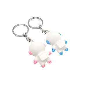 <b>Customized</b> three-dimensional soft rubber cartoon animal-shaped <b>keychain</b> - Product Image 6