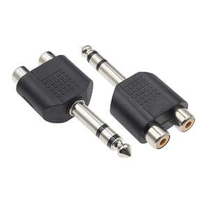 Adaptador Divisor <span class=keywords><strong>de</strong></span> Auriculares Estéreo <span class=keywords><strong>Mono</strong></span> <span class=keywords><strong>de</strong></span> 6.35mm Macho <span class=keywords><strong>a</strong></span> 2 RCA Hembra Dual - Product Image 5