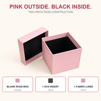 Caja de Embalaje de Lujo Personalizada para Lápiz Labial, Tapa y Base de Cartón Rígido con Logotipo en Relieve Dorado, Regalo Ecológico