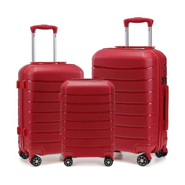 20 24 28 Inch High Quality PP Luggage Big Capacity and Stylish for Travel Suitcase Waterproof Matching Color Luggage Set