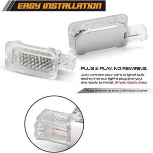 Lámpara de luz de panel de puerta de cortesía lateral LED para <span class=keywords><strong>Subaru</strong></span> Forester <span class=keywords><strong>Outback</strong></span> Legacy 2013-2022, XV Tribeca 2011-2014 - Product Image 2