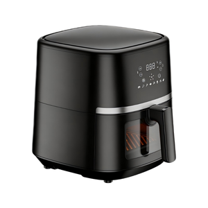 <span class=keywords><strong>Friteuse</strong></span> à air électrique numérique 5,5 L <span class=keywords><strong>sans</strong></span> <span class=keywords><strong>huile</strong></span> avec fenêtre de visualisation, réservoir antiadhésif, protection contre la surchauffe, écran LED, appareil électroménager - Product Image 2