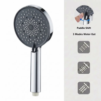 Pommeau de douche à économie d'eau en ABS de haute qualité avec filtre haute pression pour salle de bain toilette hôtel ou appartement