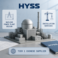 Conception robuste pour centrales nucléaires, installation, soudage, découpe, qualité supérieure, certifiée ISO9001/14001, Tier 1, chinoise