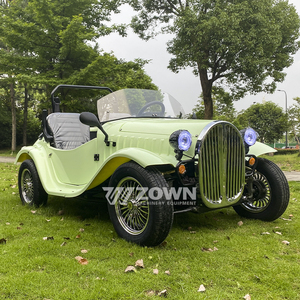 Carro turístico eléctrico retro de techo abierto para jardín, escenarios al aire libre, fotografía y exposiciones - Product Image 4