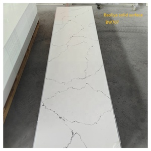 Baoliya Nhà Máy Giá 3660X760X12 Mm Đá Nhân Tạo Sửa Đổi Bề Mặt Rắn Tấm Cho Counter Top Vanity Top - Product Image 2