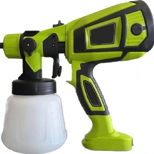 Pistola de Pulverización Eléctrica HVLP de Alta Calidad, Batería de Iones de Litio, Capacidad del Vaso de 800 ml, Motor Universal de 2500 PSI para Plástico y Automóviles - Product Image 1