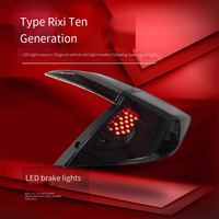 Feux arrière Veidt pour Honda Civic 10e génération, style écailles de dragon, avec feux de jour LED modifiés