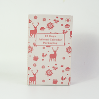 Boîte personnalisée imprimée sur le thème du Nouvel An et de Noël, emballage de cosmétiques pour célébrations, boîte cadeau
