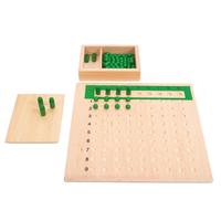 Tableau de Multiplication Montessori en Bois – Outil Pédagogique pour l'Apprentissage de l'Arithmétique et les Calculs pour Enfants