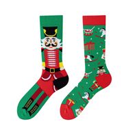 Chaussettes unisexes en coton colorées et amusantes à motifs artistiques, design personnalisé, multicolores, tendance, en promotion