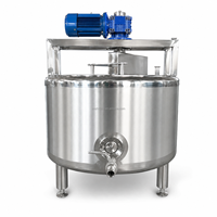 Cuve de mélange à double enveloppe avec agitateur multi-pales