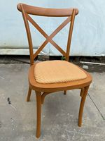Chaise à dossier croisé en plastique moderne pour événements de mariage, restaurant, salle à manger, hôtel, mobilier commercial pour salon