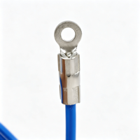 Sensor Suhu Industri Tipe K Termokopel Ring Lug Permukaan N3 Stainless Steel Washer Probe Kawat PTFE Kelas I OEM ODM