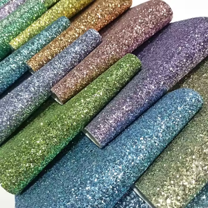 Telas adhesivas artificiales de material PET con purpurina autoadhesiva para decoración interior navideña 1kg - Product Image 3