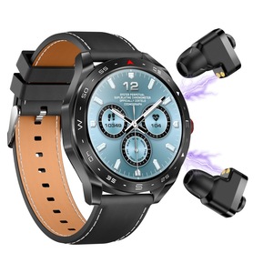T95 Smartwatch TWS Tai nghe thời trang thể dục Tracker có tính năng Heart Rate Monitor IPS màn hình đồng hồ báo thức Silicone từ - Product Image 6