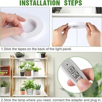 Luz LED para el Crecimiento de Plantas, Lámpara de Cultivo LED de Espectro Completo con 2, 3 o 4 Cabezales, Regulable, para Plantas en Maceta, Suculentas y Flores, para Jardín Interior