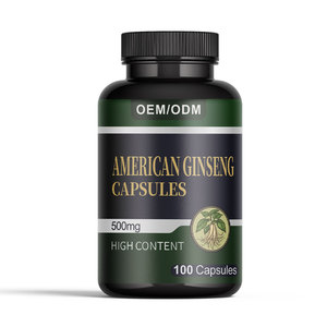 100% Capsules de ginseng américain naturel Capsule de soutien énergétique Supplément de santé Multivitamine - Product Image 4