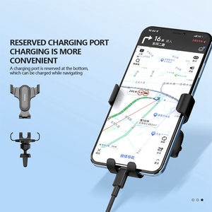 Support de téléphone de voiture Foneng CP100 à fixation par gravité pour grille d'aération, verrouillage automatique, support universel pour mobile jusqu'à 15 pouces - Product Image 5