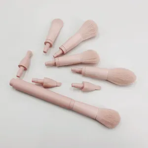 Interchangeable Makeup Brushes With Universal Handle multi-function combination type detachable cosmetic brush