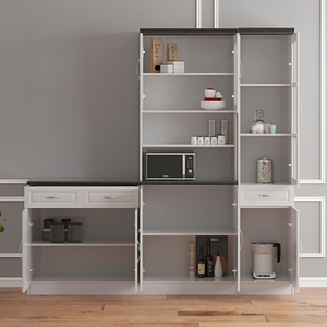 2022 New Mdf <strong>Kitchen</strong> Cabinets <strong>White</strong> Customized Large Storage <strong>Kitchen</strong> <strong>Accessories</strong> With Drawers Particle Boards for <strong>Kitchen</strong> Room - Product Image 5