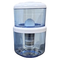 Pot filtrant à eau par gravité en gros, purificateur d'eau minérale multi-couches, distributeur d'eau de table de qualité alimentaire, facile à assembler