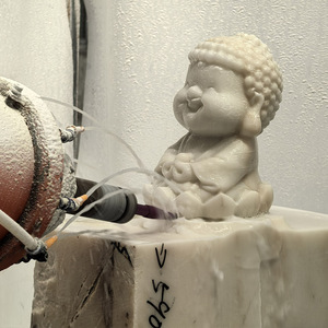 Hualong máy móc 7 trục Kuka Robot cơ thể Granite khắc 3D đá cẩm thạch điêu khắc khắc khắc tượng làm cánh tay robot Máy đá <span class=keywords><strong>CNC</strong></span> - Product Image 2